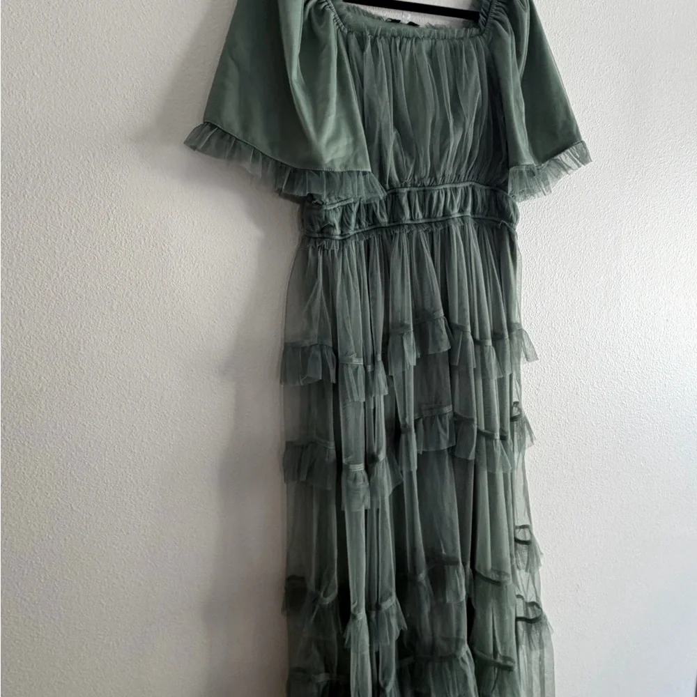Polagram (Baltic Born) Spring Green Layered Maxi Dress - Picture 8 of 10